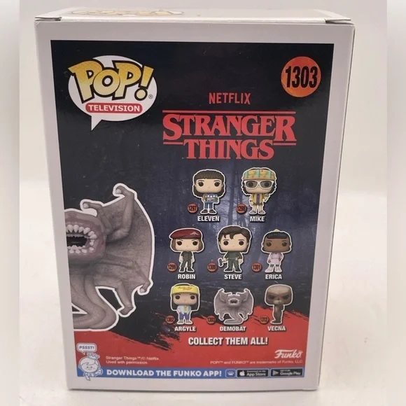 Stranger Things Funko Pop Demobat #1303 Netflix Vinyl Figure Bobblehead - Picture 4 of 5